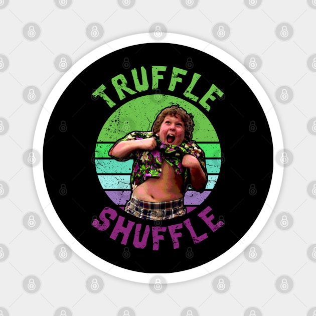The Goonies Truffle Shuffle Magnet by scribblejuice